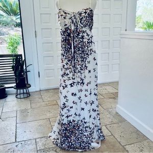 Gorgeous Ted Baker satin maxi dress